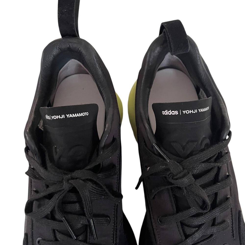 Adidas Y-3 Yohji Yamamoto Orisan Black Frozen Yellow Mens 9.5 Sneakers GZ9138 - Picture 9 of 12